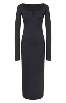 Платье из шелка и хлопка MVST