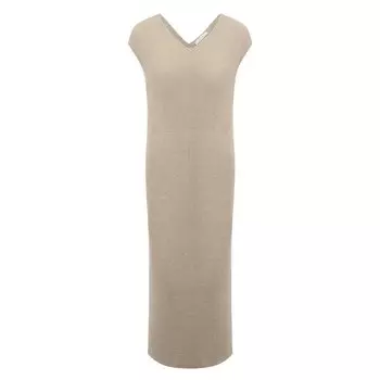 Платье из шелка и хлопка The Row