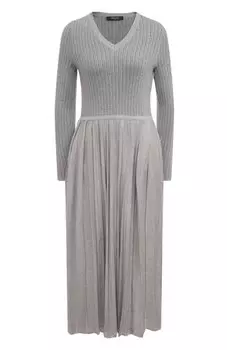 Платье из шелка и кашемира Freeage