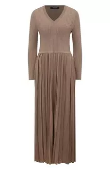 Платье из шелка и кашемира Freeage