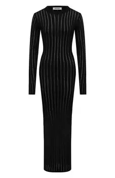 Платье из шелка и кашемира Pervert