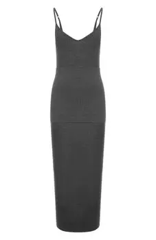 Платье из шелка и кашемира Ruban