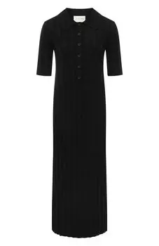 Платье из шелка и льна Loulou Studio