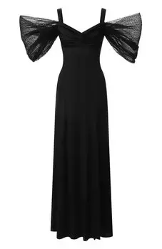 Платье из шелка и вискозы Gooroo