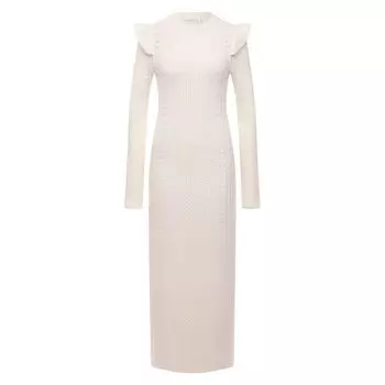 Платье из шерсти и кашемира Chloé