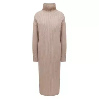 Платье из шерсти и кашемира crem38