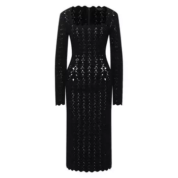 Платье из шерсти и кашемира Dolce & Gabbana