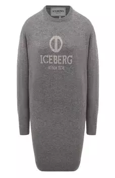 Платье из шерсти и кашемира Iceberg