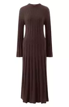 Платье из шерсти и кашемира Loulou Studio