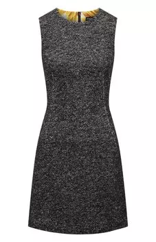 Платье из шерсти и шелка Dolce & Gabbana