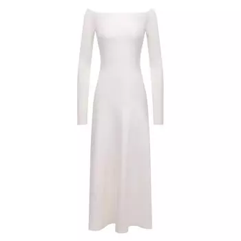 Платье из шерсти и шелка Gabriela Hearst