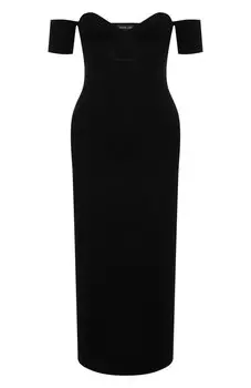 Платье из шерсти и шелка Jacob Lee