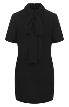 Платье из шерсти и шелка Jacob Lee