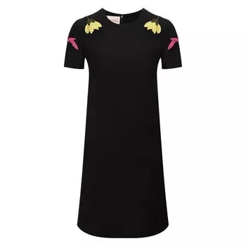 Платье из шерсти и шелка Valentino