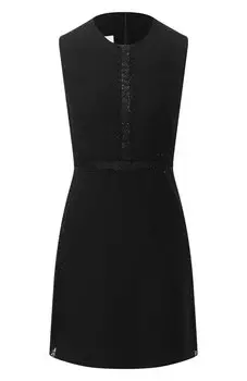 Платье из шерсти и шелка Valentino