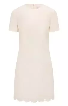 Платье из шерсти и шелка Valentino