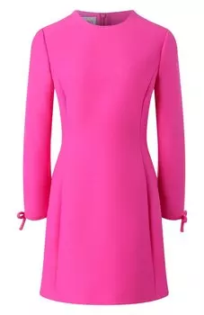 Платье из шерсти и шелка Valentino