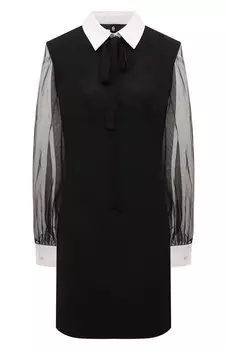 Платье из шерсти и шелка Valentino