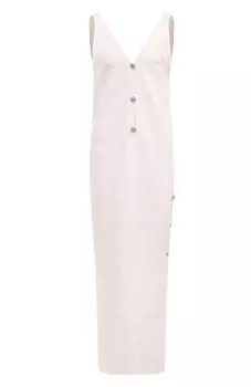 Платье из шерсти и вискозы AND the brand