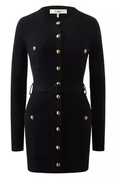 Платье из шерсти и вискозы Chlo