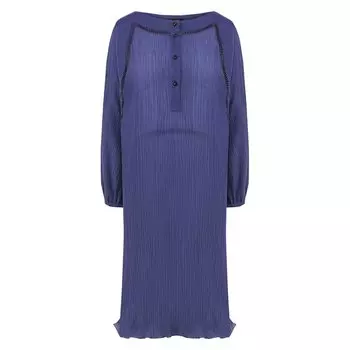 Платье из смеси хлопка и шелка Giorgio Armani