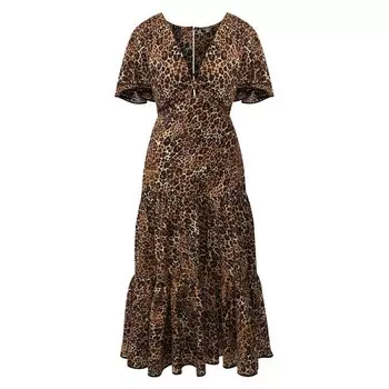 Платье из смеси хлопка и шелка Johanna Ortiz