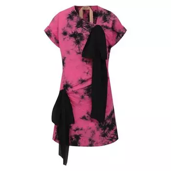 Платье из смеси хлопка и шелка N21