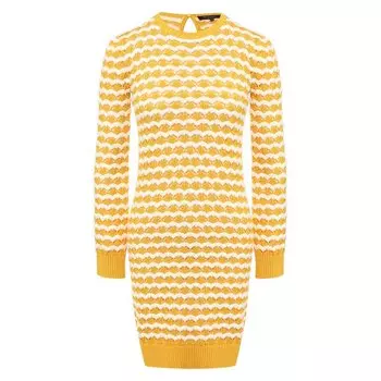 Платье из смеси шелка и хлопка Loro Piana