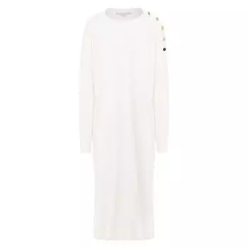 Платье из смеси шерсти и шелка Stella McCartney