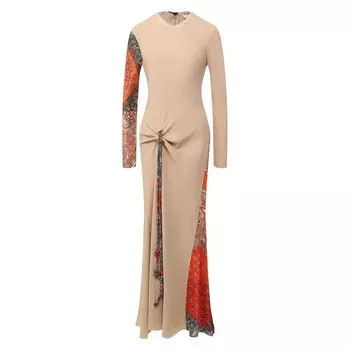 Платье из смеси вискозы и шелка Chlo