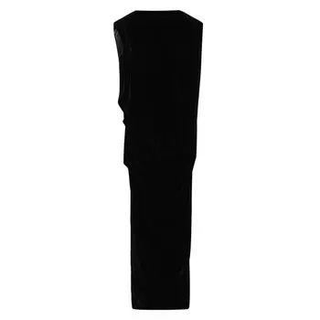 Платье из смеси вискозы и шелка Rick Owens