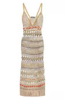 Платье из вискозы Alberta Ferretti