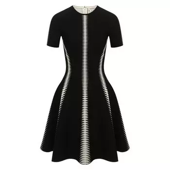 Платье из вискозы Alexander McQueen