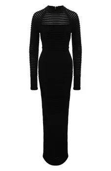 Платье из вискозы Balmain