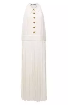 Платье из вискозы Balmain