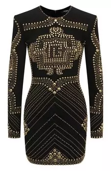 Платье из вискозы Balmain