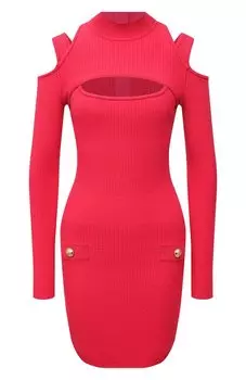 Платье из вискозы Balmain