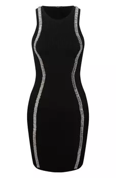 Платье из вискозы Balmain