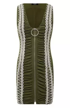 Платье из вискозы Balmain