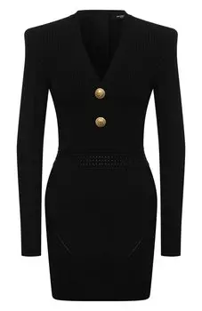Платье из вискозы Balmain