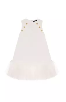 Платье из вискозы Balmain