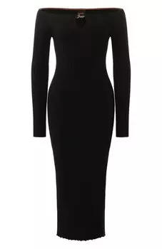 Платье из вискозы BOSS Orange