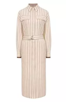 Платье из вискозы Brunello Cucinelli