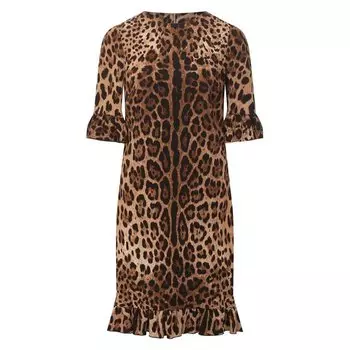 Платье из вискозы Dolce &amp; Gabbana