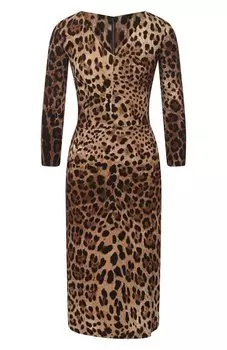 Платье из вискозы Dolce & Gabbana