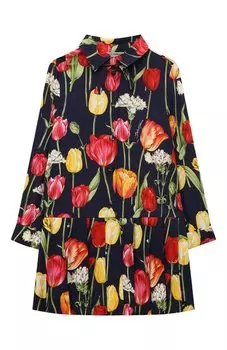 Платье из вискозы Dolce & Gabbana