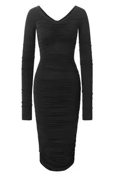 Платье из вискозы Dolce & Gabbana