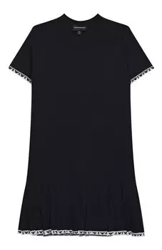Платье из вискозы Emporio Armani