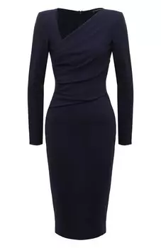 Платье из вискозы Emporio Armani