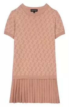 Платье из вискозы Emporio Armani